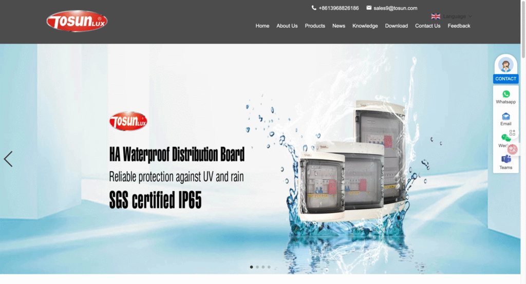 TOSUNlux — Certified Global Lighting Manufacturer