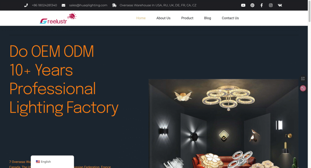 Huaqi Lighting — Architectural & Hotel Lighting Manufacturer