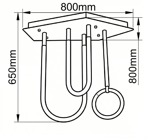 Qilux Altair 600 Ceiling lamp - Image 3