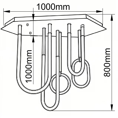 Qilux Altair 600 Ceiling lamp - Image 4