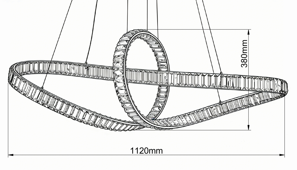 Qilux Chandelier 1120 - Image 5
