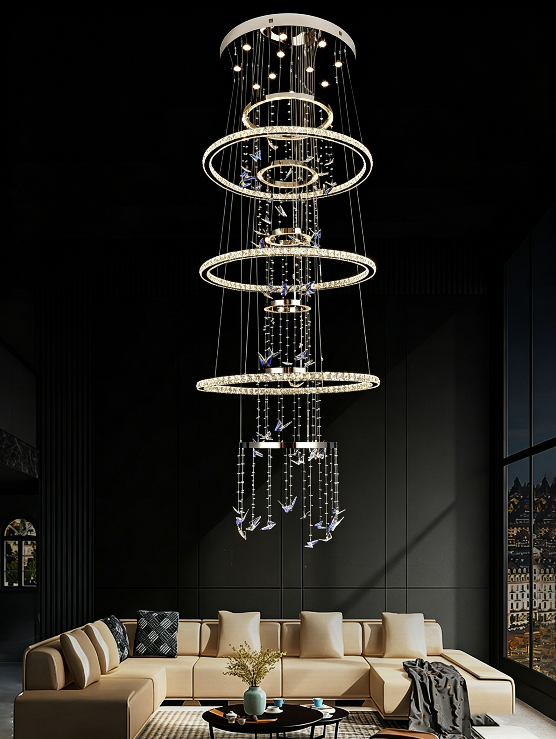 Qilux Crystal Chandelier 1400 - Image 5