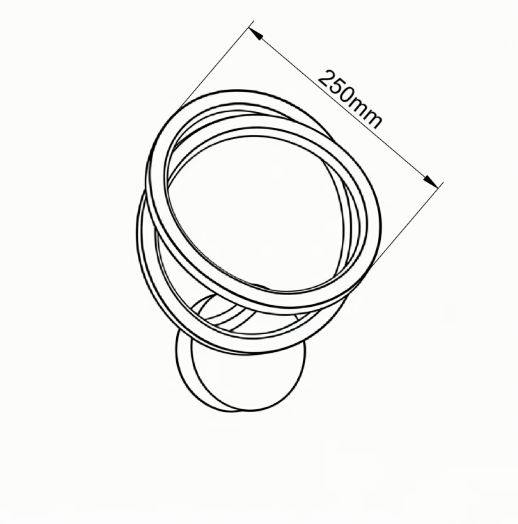 Orlina 250 Wall light