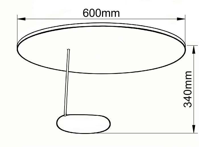 Solenne 600 Ceiling lamp (4)