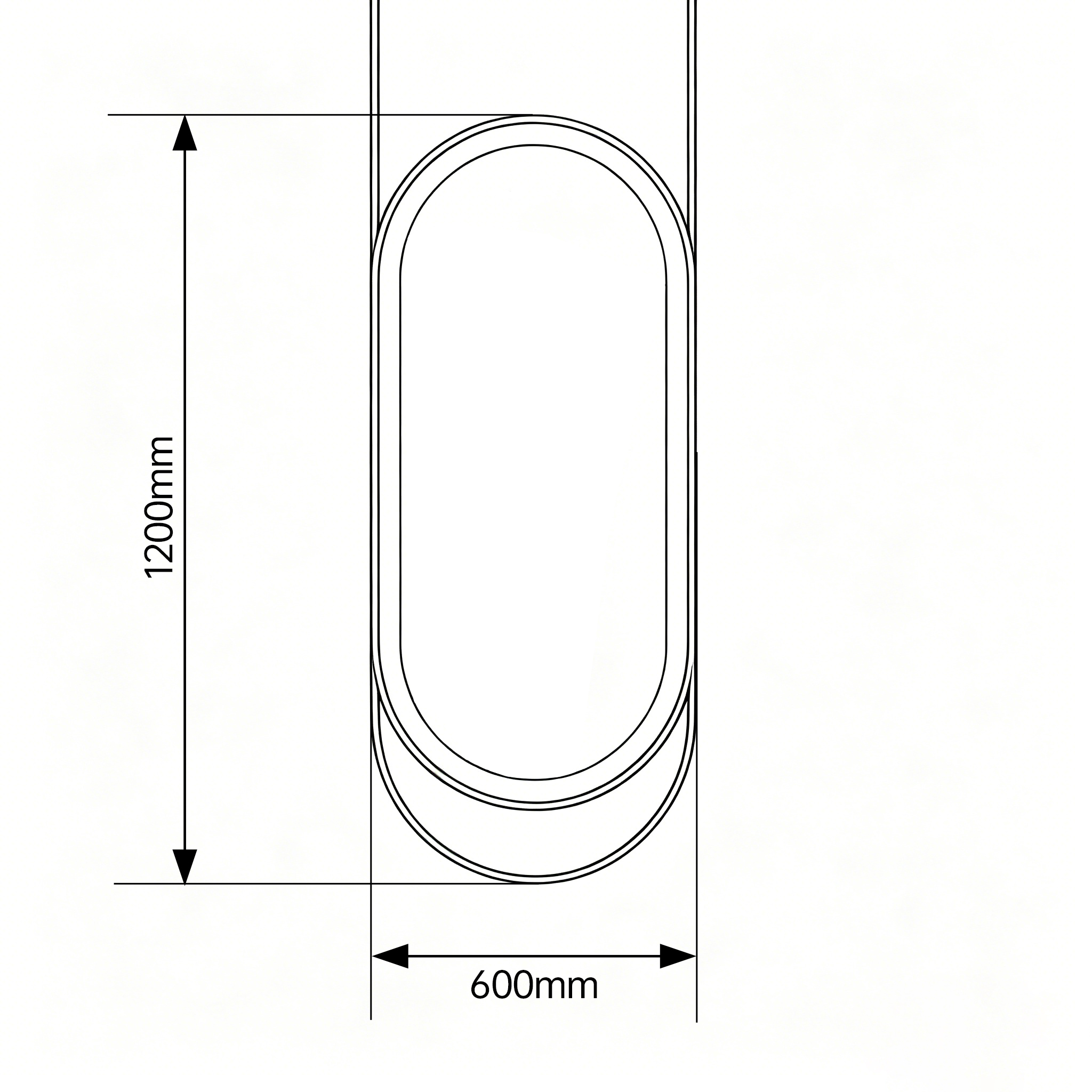 Qilux Stainless Steel Frame Eco-friendly Mirror - Image 4