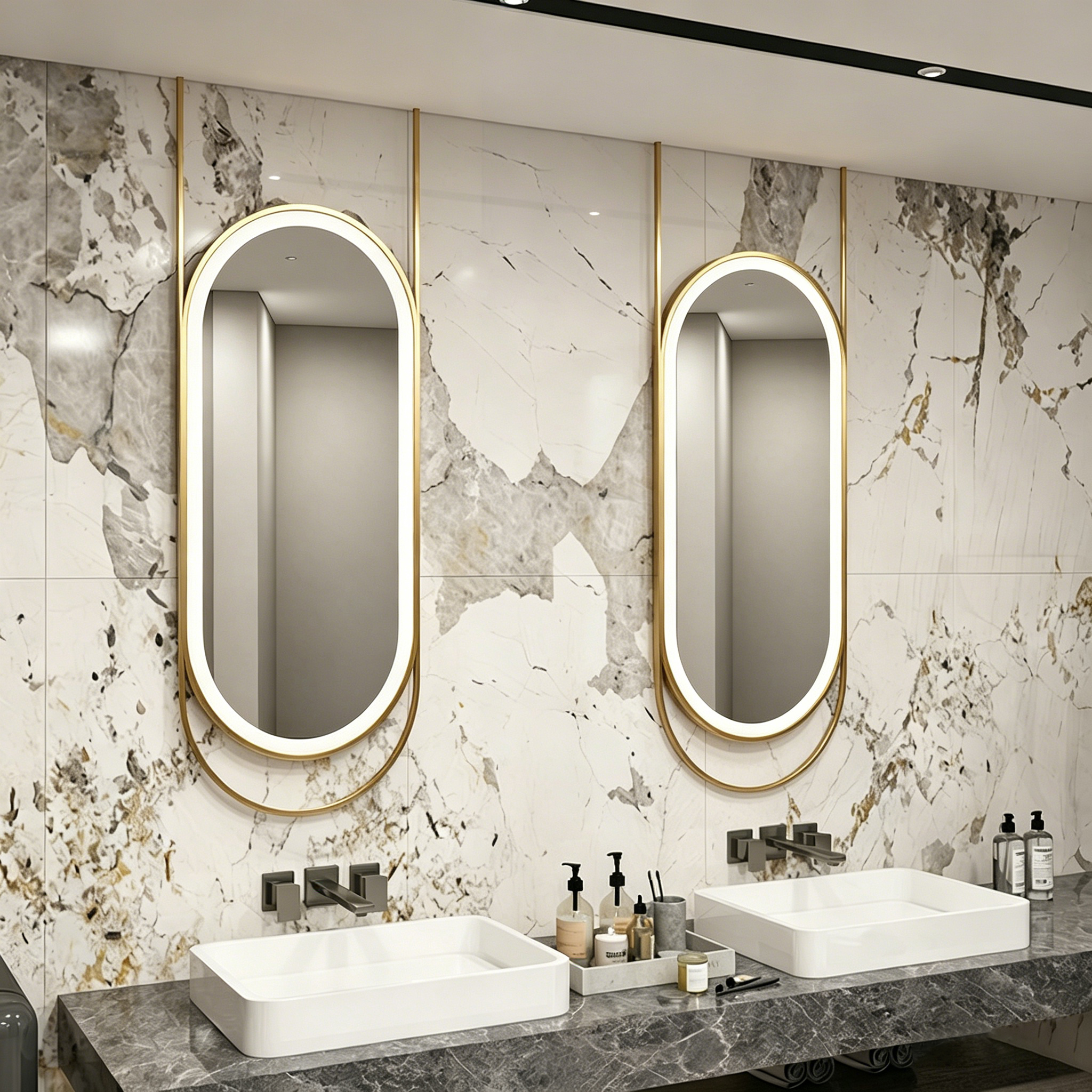Qilux Stainless Steel Frame Eco-friendly Mirror - Image 2