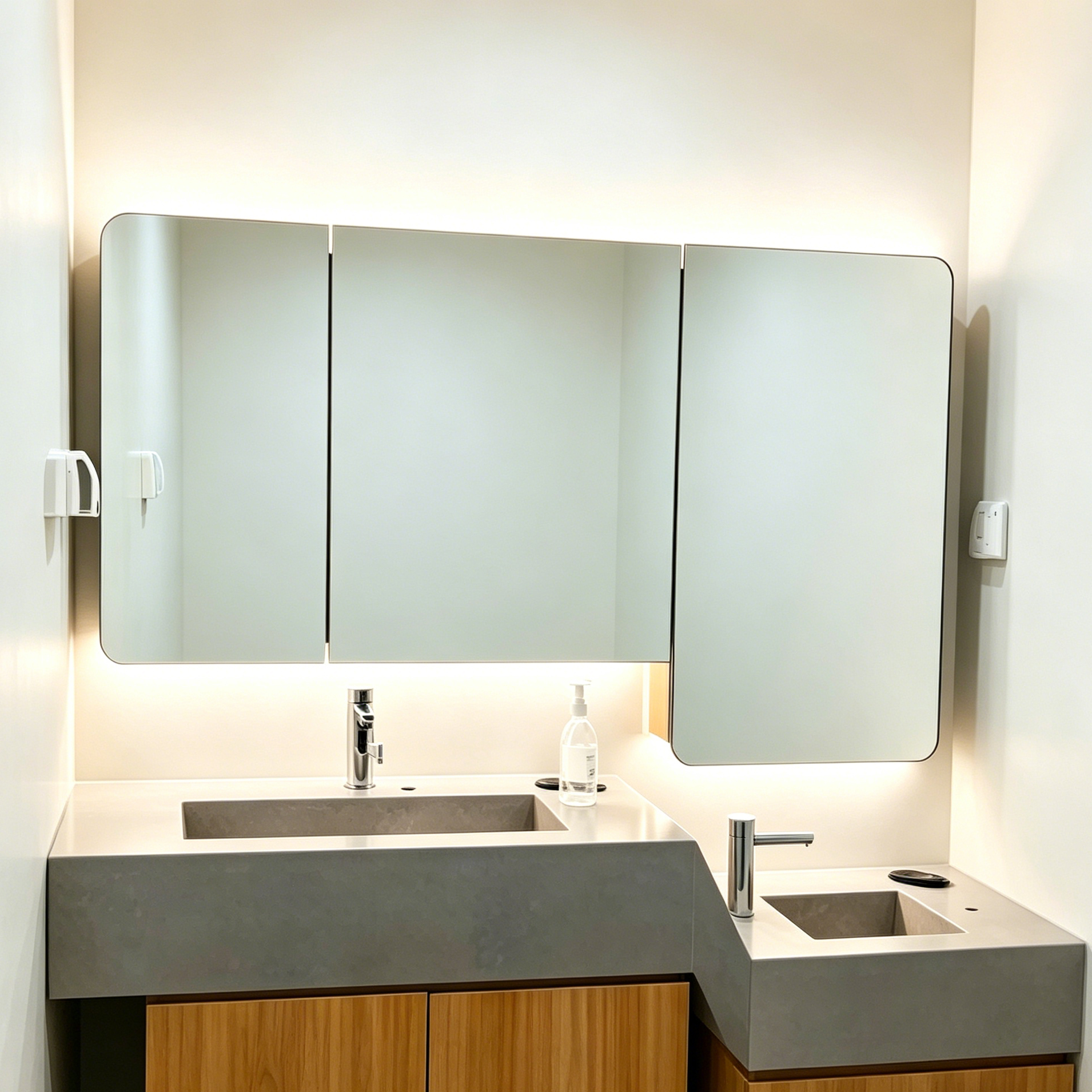 Qilux 3mm Eco-friendly Mirror Cabinet Door - Image 2