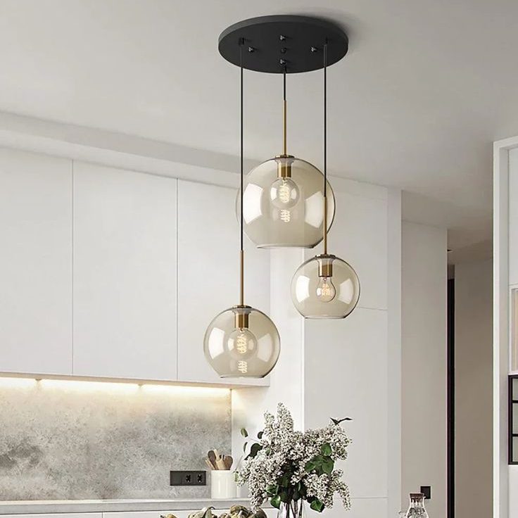 Nordic Restaurant Small Pendant Light Modern Hanging Attic Glass Gloss Room Decoration Lighting
